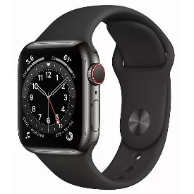 Смарт-часы Apple Watch Series 6 GPS + Cellular 40 мм, Aluminum Case, графит/черный